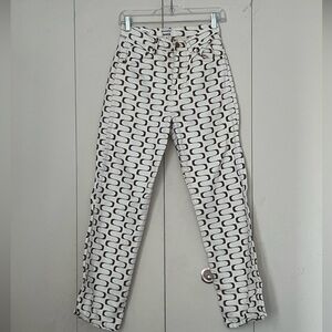 Mod High Rise Straight Jeans